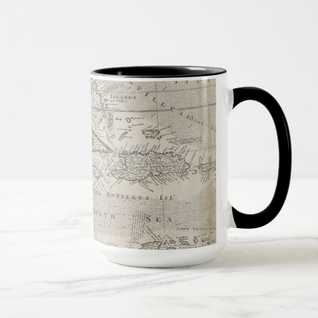 Map of the Caribbean | 1715 Mug (Right)