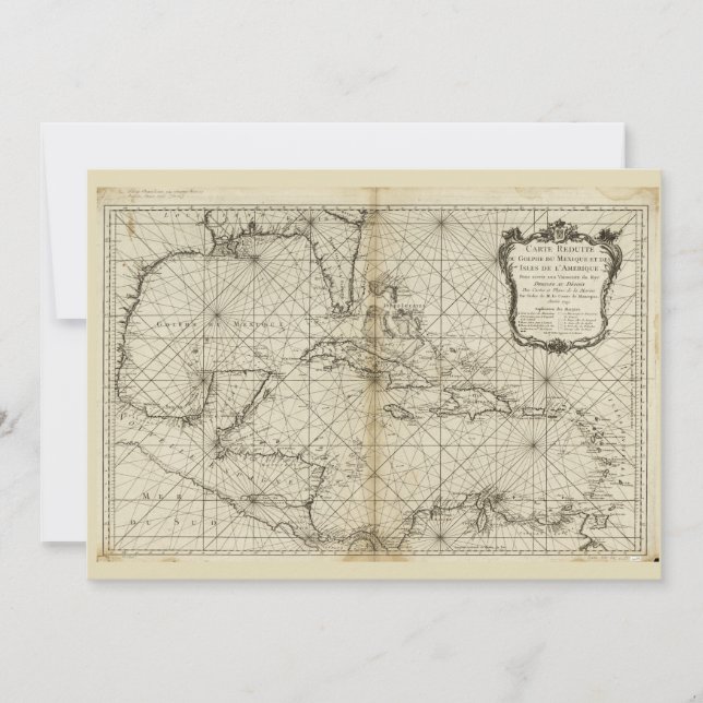 Map of the Caribbean (1749) (Front)