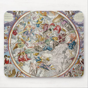 Map of the Christian Constellations as depicted Mouse Pad