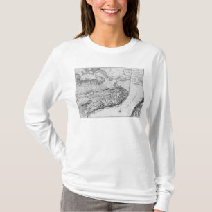 Map of the city and environs of Quebec T-Shirt