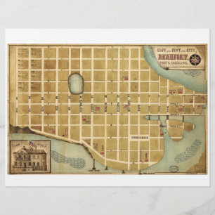 Map of the City of Beaufort South Carolina (1860)