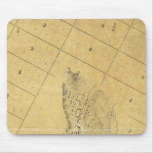 Map Of The City Of Los Angeles Mouse Pad