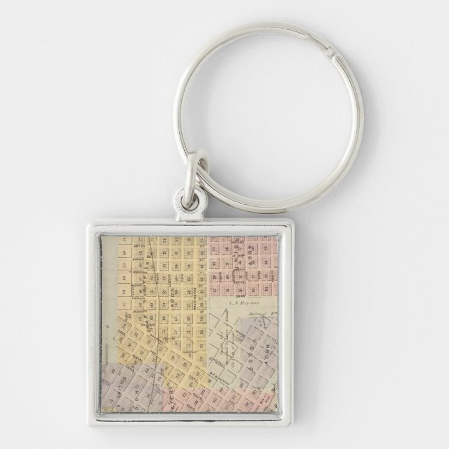 Map of the City of St. Peter, Minnesota Key Ring (Front)