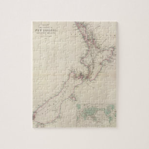 Map of the Colony of New Zealand Jigsaw Puzzle