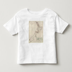 Map of the Colony of New Zealand Toddler T-Shirt