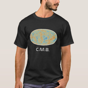 Map of the Cosmic Microwave Background Radiation T-Shirt