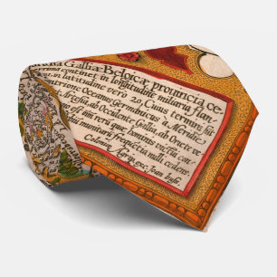 Map of the county of Flanders (1609) Tie