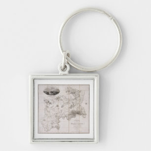 Map of the County of Middlesex, published 1819 (pr Key Ring