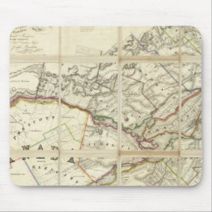 Map of the District of Montreal, Lower Canada Mouse Pad