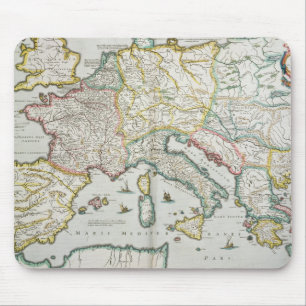 Map of the Empire of Charlemagne Mouse Pad