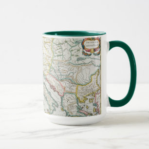 Map of the Empire of Charlemagne Mug