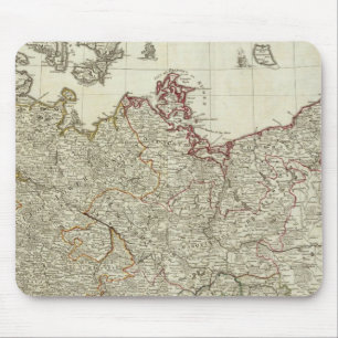 Map of the Empire of Germany Northern section Mouse Pad