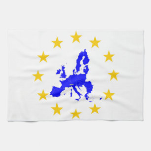 Map of the European Union Tea Towel