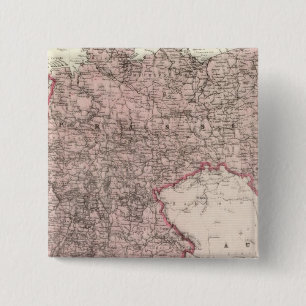 Map of the German Empire 15 Cm Square Badge