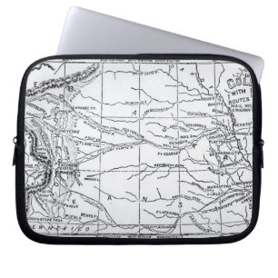 Map of the Gold Region, published in 'The Weekly' Laptop Sleeve
