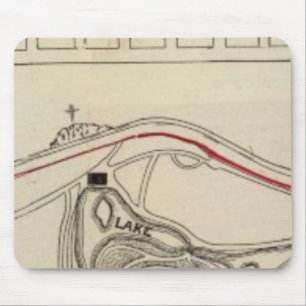 Map of the Golden Gate Park Mouse Pad