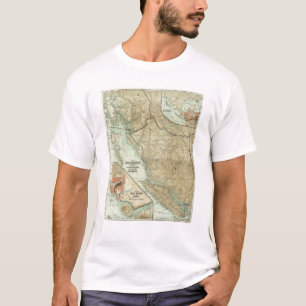 Map Of The Grand Trunk Pacific Railway T-Shirt