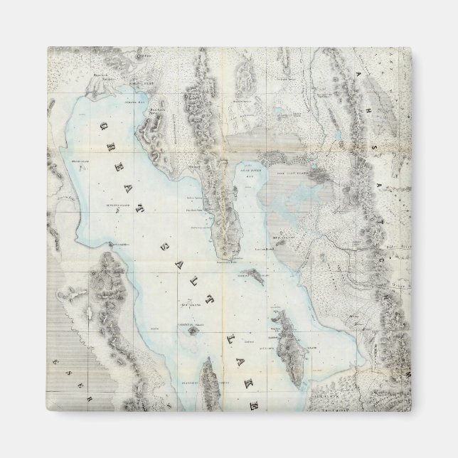 Map of the Great Salt Lake Magnet (Front)