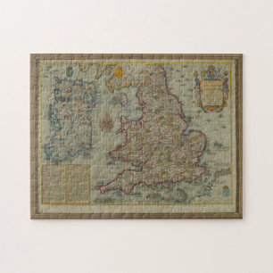 Map of The Invasions of England & Ireland Jigsaw Puzzle
