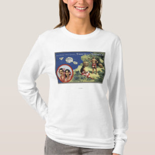 Map of the Island and Moorea Island T-Shirt