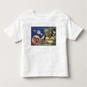 Map of the Island and Moorea Island Toddler T-Shirt