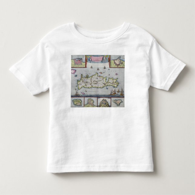 Map of the Island of Candia Toddler T-Shirt (Front)