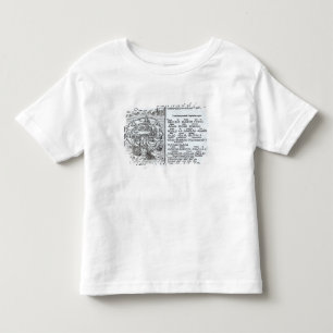 Map of the Island of Utopia and its Alphabet Toddler T-Shirt