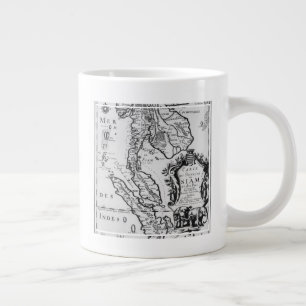 Map of the Kingdom of Siam Large Coffee Mug