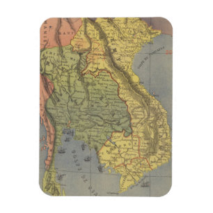 Map of the Kingdom of Siam Magnet