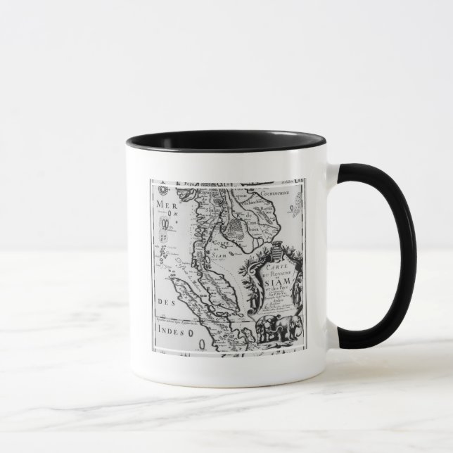 Map of the Kingdom of Siam Mug (Right)