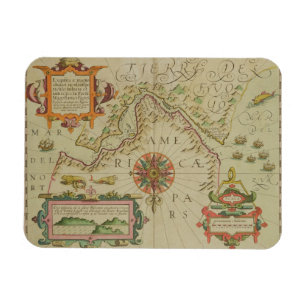 Map of the Magellan Straits, Patagonia, from the M Magnet