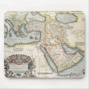 Map of the Middle East Mouse Pad