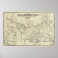 Map Of The New Alaska Gold Fields