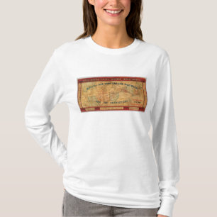 Map of the New York and Erie Rail Road T-Shirt