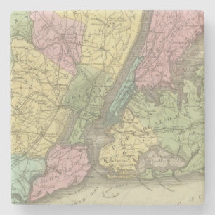 Map of the New York Stone Coaster