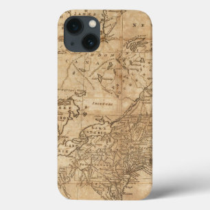Map of the Northern and Middle States 2 iPhone 13 Case