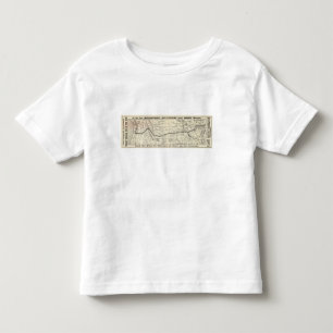 Map of the Northern Pacific Railroad Toddler T-Shirt