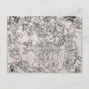 Map of the Northern Sky Postcard