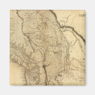 Map of the Oregon Territory Magnet