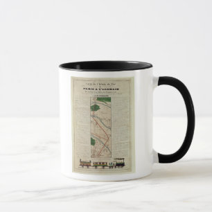 Map of the Paris to St. Germain Railway, by Mug