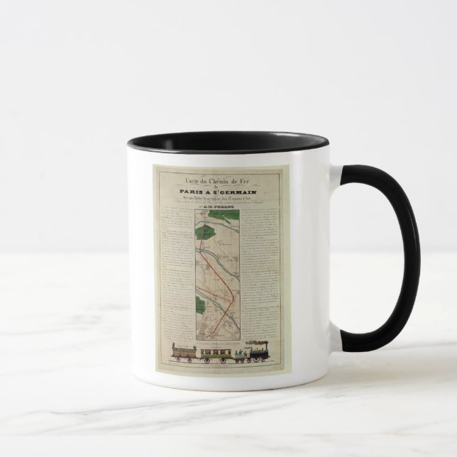 Map of the Paris to St. Germain Railway, by Mug (Right)