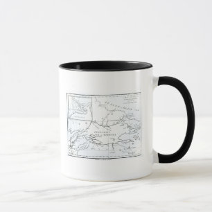 Map of the parts of Europe and Asia Mug
