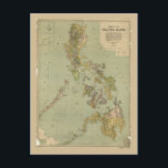 Map of the Philippine Islands (1908) Postcard<br><div class="desc">Title Map of the Philippine Islands Other Title Philippine Islands Contributor Names Hodgson, Caspar W. Briesemeister, A. World Book Company (Yonkers, N.Y.) A. Hoen & Co. Created / Published Yonkers-on-Hudson, New York : World Book Company, publishers, 1908. Baltimore, MD. : A. Hoen & Co., Lith. ©1908 Subject Headings - Philippines.--Maps...</div>