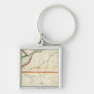 Map of the River St. Lawrence and Adjacent Country Key Ring
