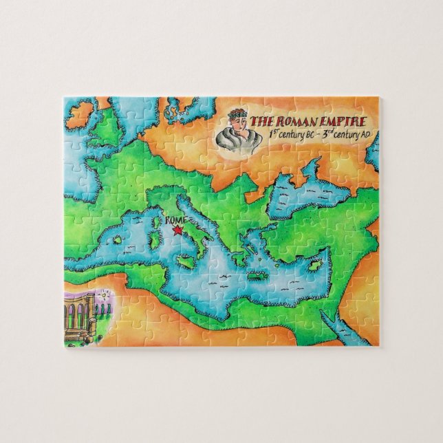 Map of the Roman Empire Jigsaw Puzzle (Horizontal)