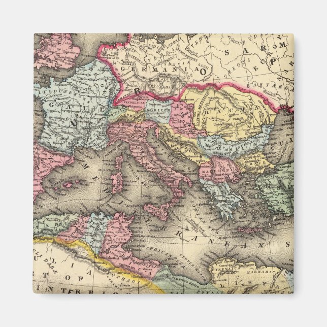 Map of the Roman Empire Magnet (Front)