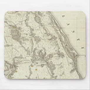Map Of The Seat Of War In Florida Mouse Pad