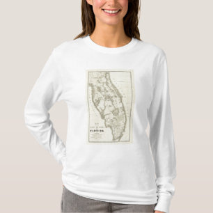 Map Of The Seat Of War In Florida T-Shirt