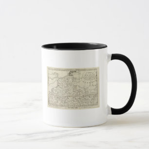 Map of the Seat of War in France Mug