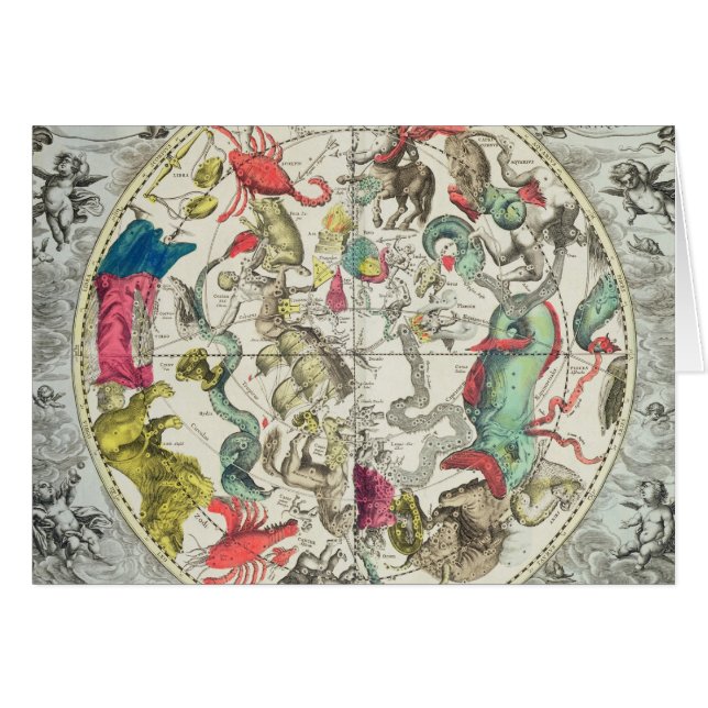 Map of the Southern Hemisphere (Front Horizontal)